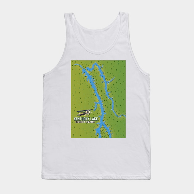 Kentucky Lake map Tank Top by nickemporium1